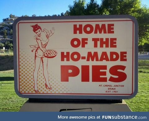 Ho's do make the best pies