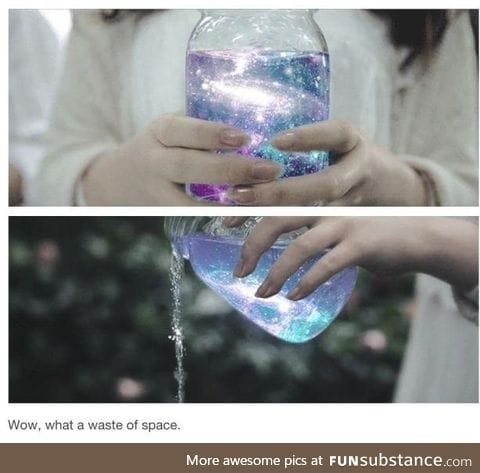 Space in a jar