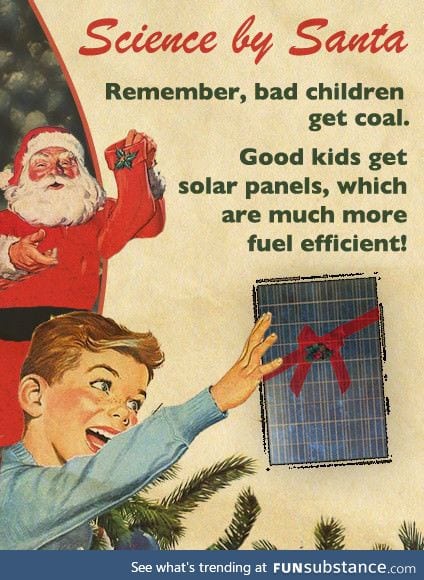 Bad children get coal