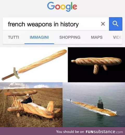 French weapons