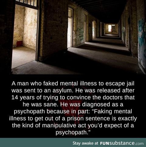 Faking mental illness
