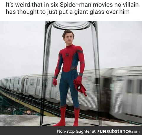 Spiderman's weakness
