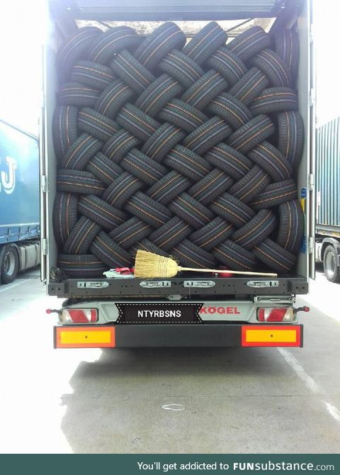 These tyres that were loaded on our truck