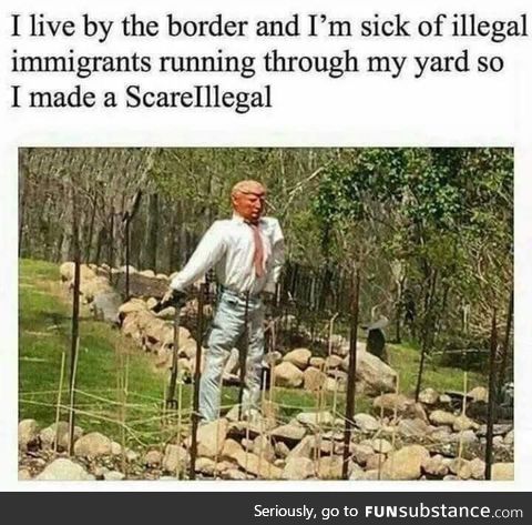 How to scare illegals