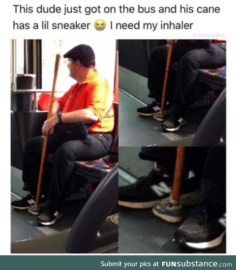 Sneaker cane