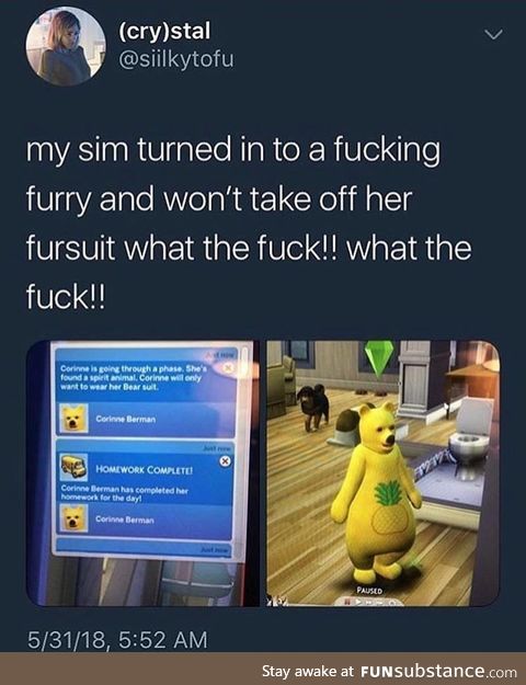 Furry in Sims