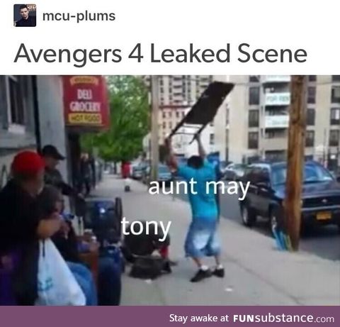 Avengers 4 leaked scene