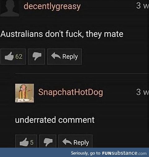 G'day mate