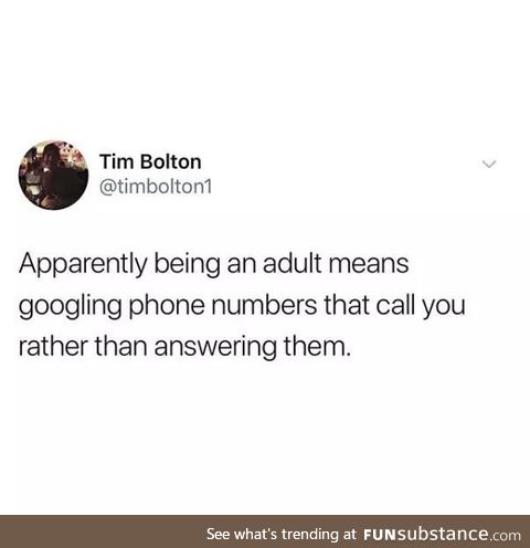 Being an Adult