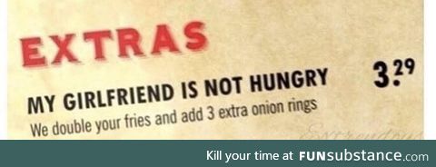 This is needed on every menu