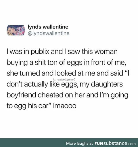 Buying eggs
