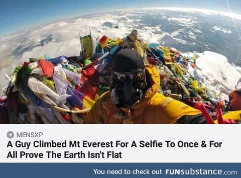 Checkmate flat earth society