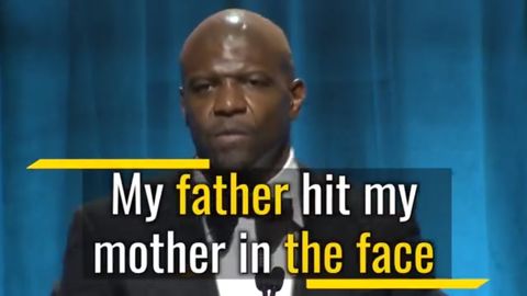 Terry Crews's speech about how he wanted to save his mom from his father's physical abuse