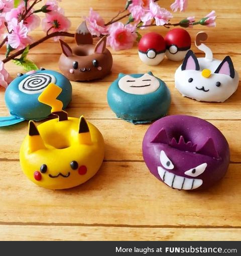 Pokemon donuts