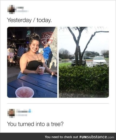 She's a tree