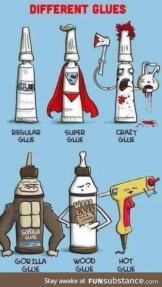 Types of glue