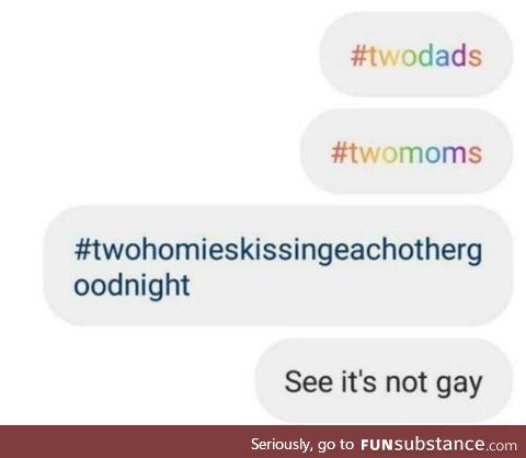 It's not gay