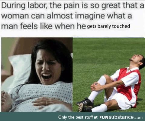 Women in labour can almost imagine this kind of pain