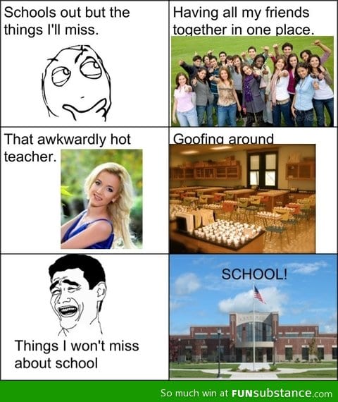 Things I miss about school