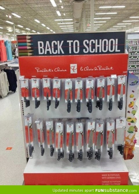 So let's go back to school!