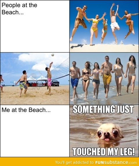 When at the beach