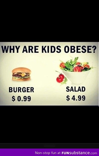 Reason why kids are obese