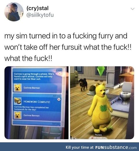 It's a furry