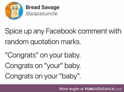 Bread Savage gives some good advice