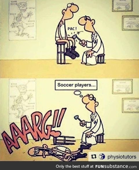 Getting a checkup after the World Cup