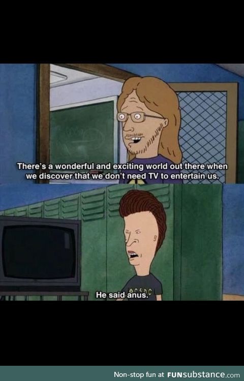 The supreme intelligence of Butthead