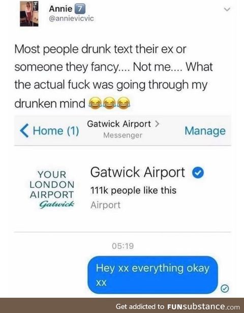 Drunk text