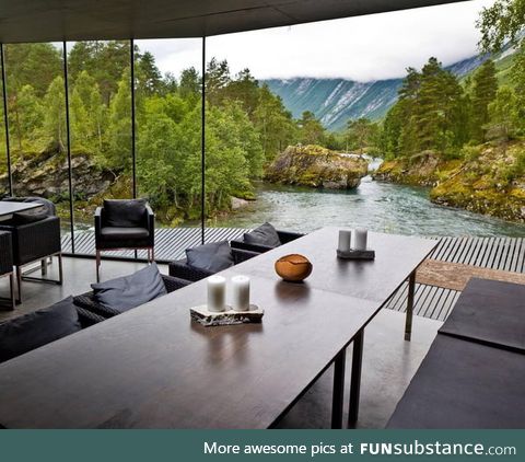 This is the hotel in Norway where the movie ex-machina was shot