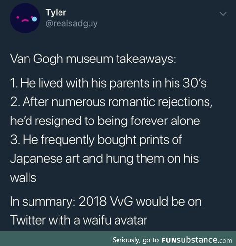 Van Gogh was a weeb