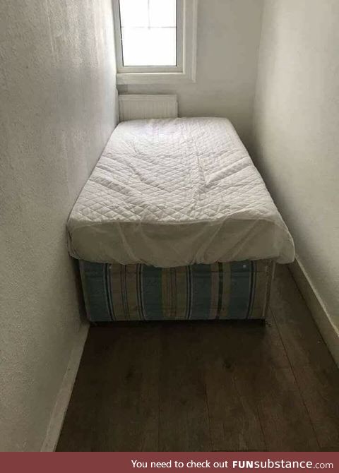 This is a 500 euro; "room" to rent per month near center of Paris!