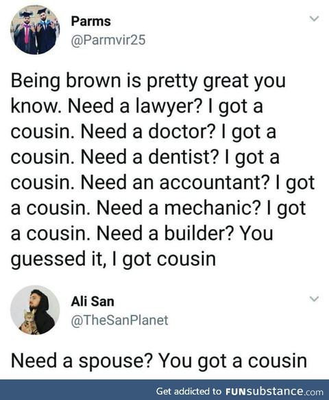 The brown guy dilemma