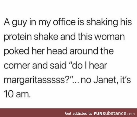 Who drinks protein shakes?