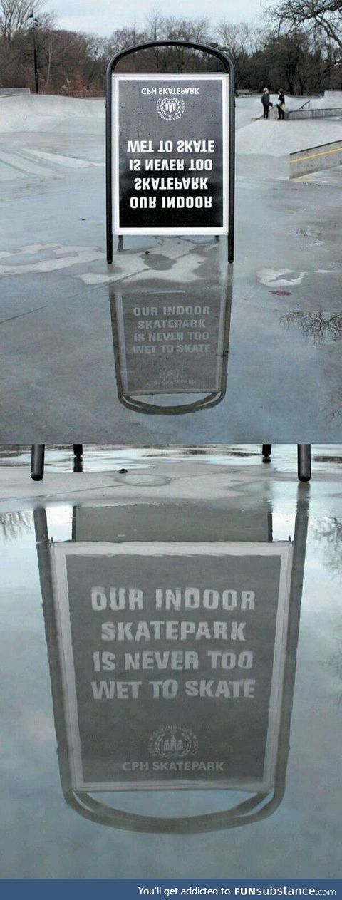 when you're getting wet..