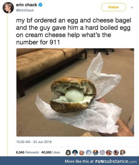 Egg and cheese