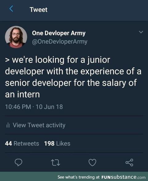 Sad reality of programmers