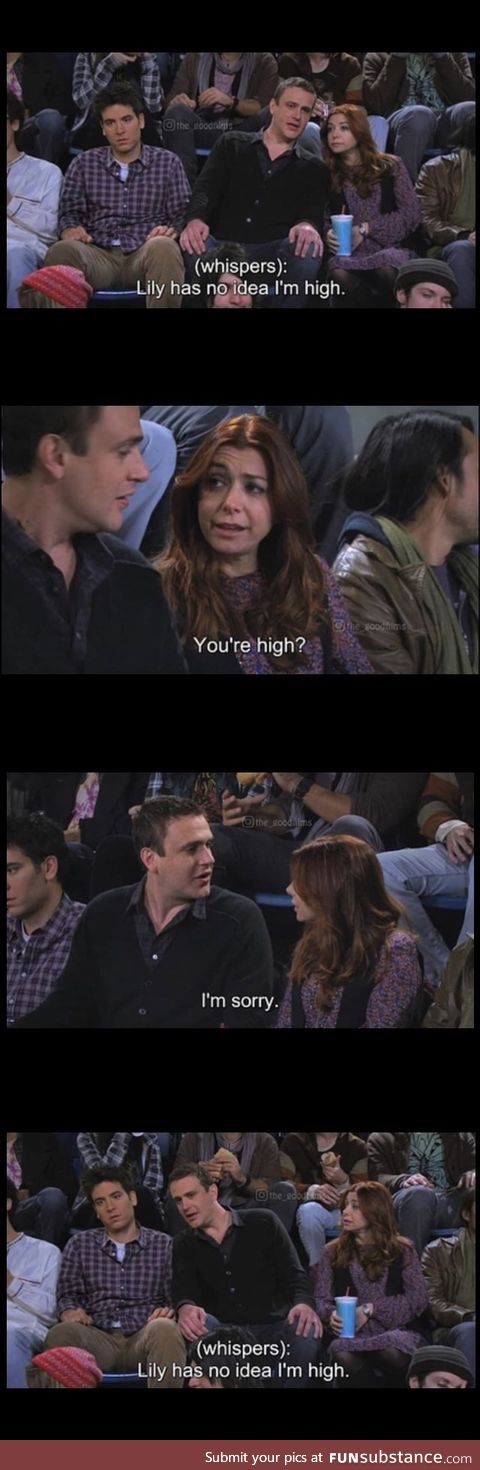 He's not really high