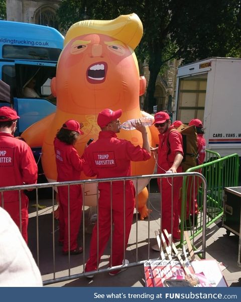 So I went out and found Baby Trump today