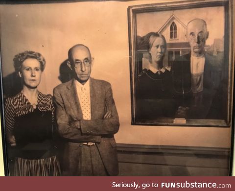 American gothic with American gothic
