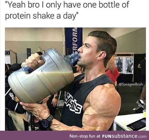 I only have  one bottle of protein shake