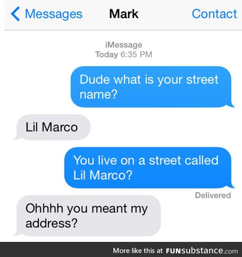 Wrong Street Name