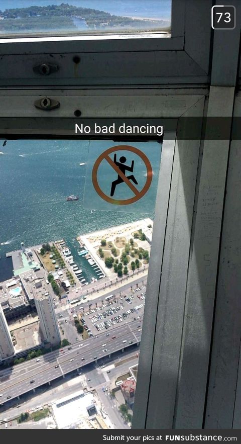 The CN tower has weird rules