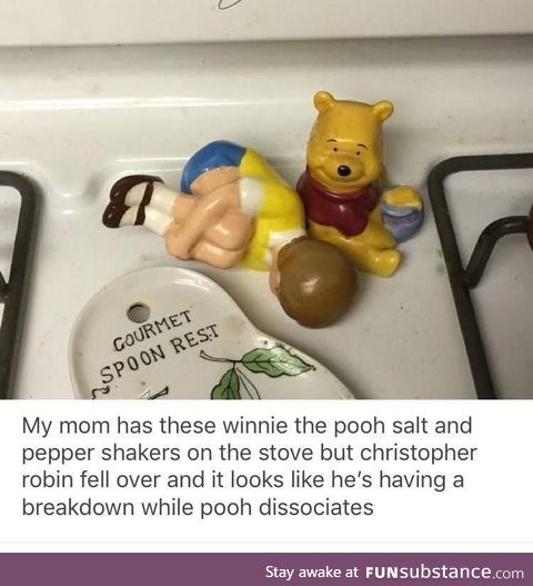 Christopher Robin can't cope with his reality anymore