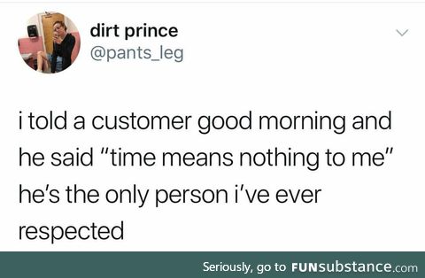 Customer is god right?