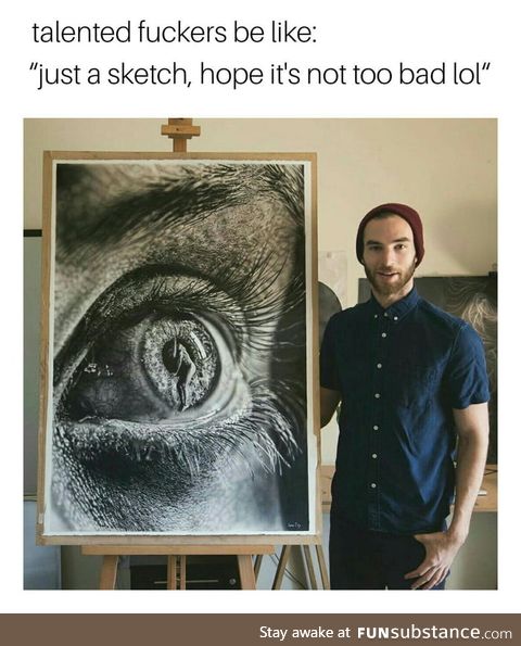When their sketch looks like a damn Leonardo da Vinci painting!