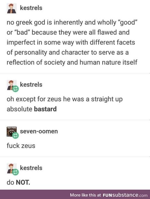 Do NOT f*ck Zeus