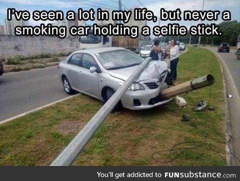 Have you a smoking car before?